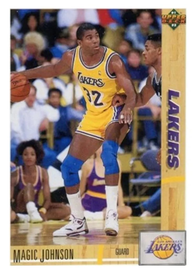 1991 Upper Deck Magic Johnson #45 card