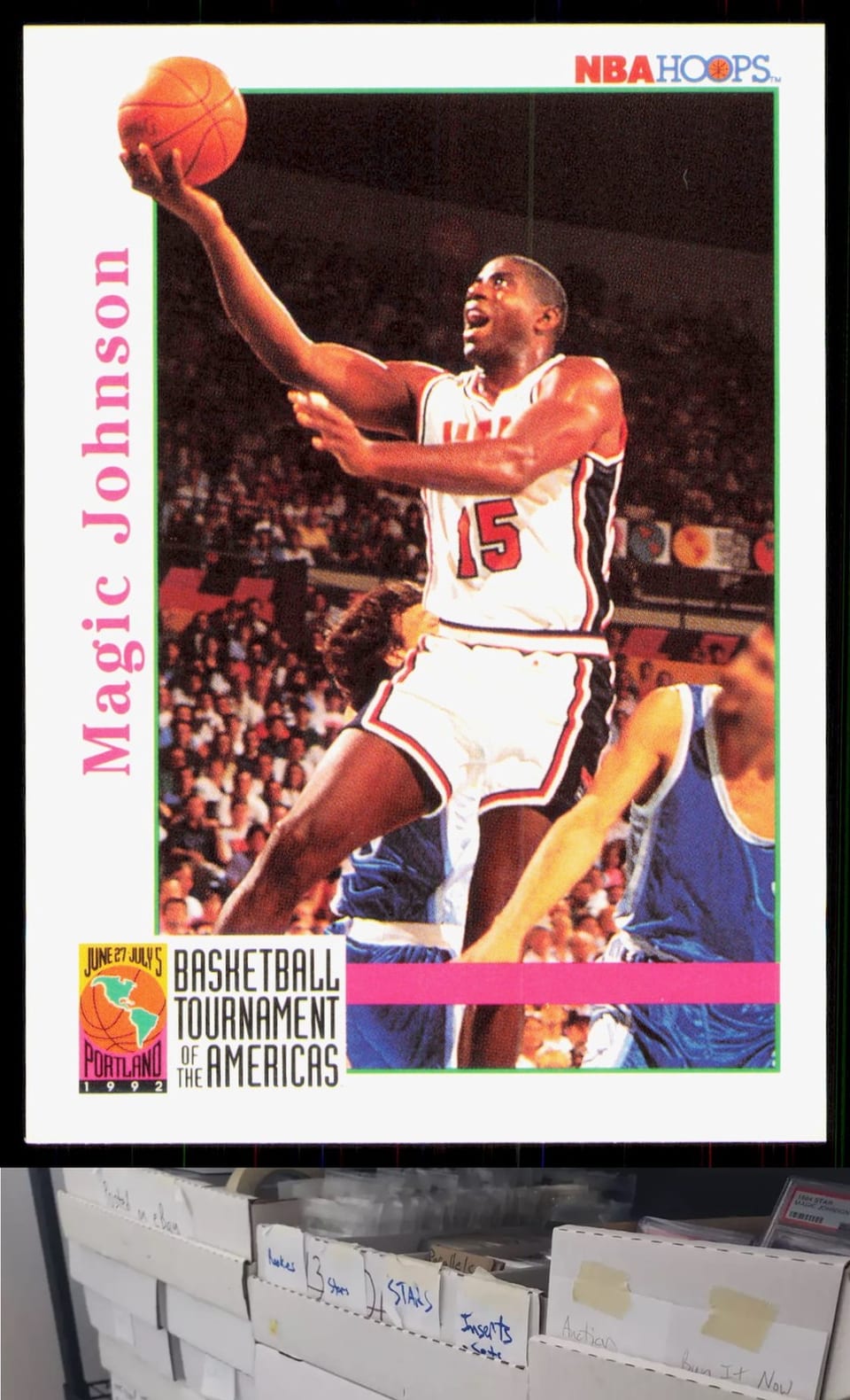 1992 Hoops Magic Johnson #340 card