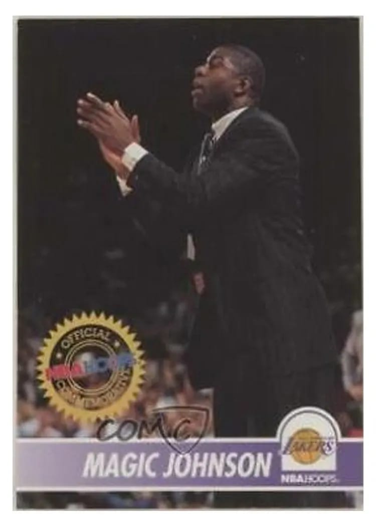 1994 Hoops Magic Johnson #296 card