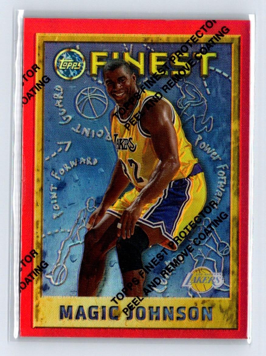 1995 Finest Magic Johnson #252 card