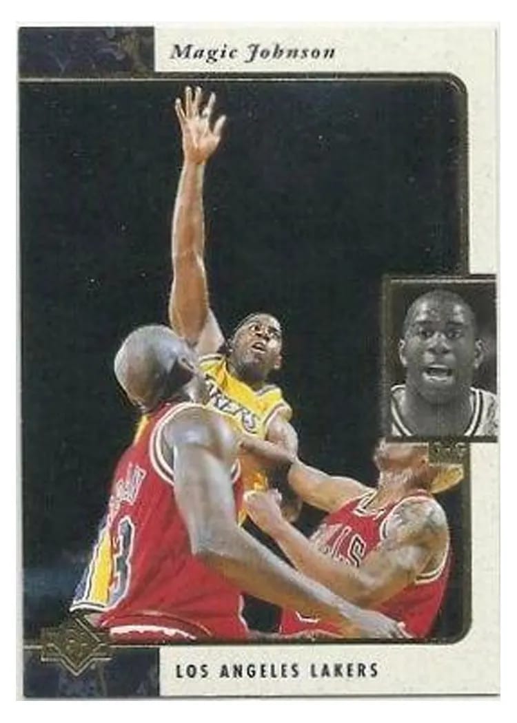 1995 SP Magic Johnson #66 card
