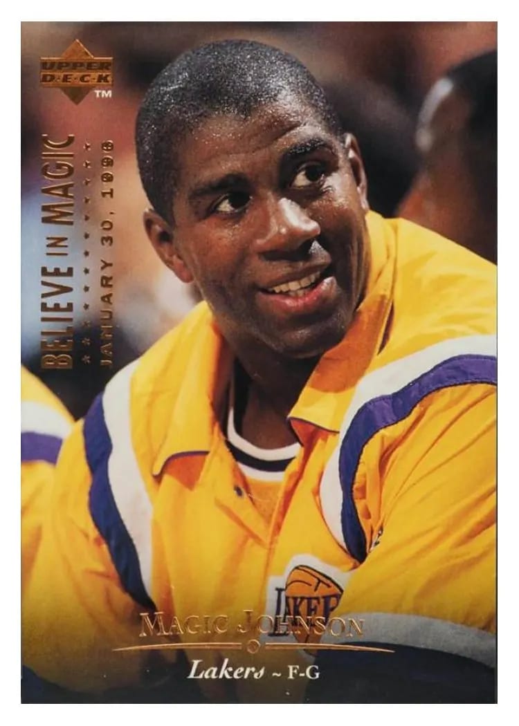 1995 Upper Deck Magic Johnson #237 card