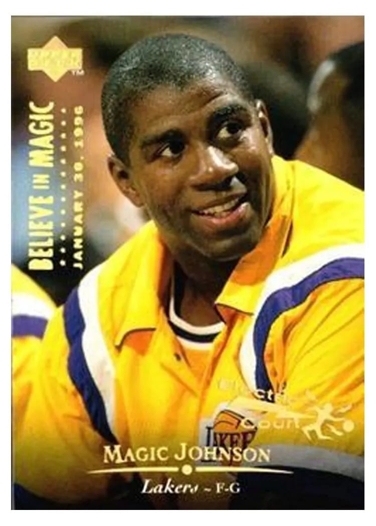 1995 Upper Deck Magic Johnson #237 card