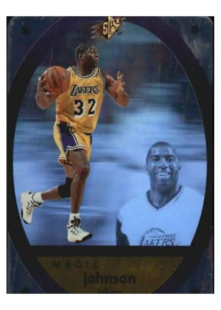 1996 Spx Magic Johnson #24 card