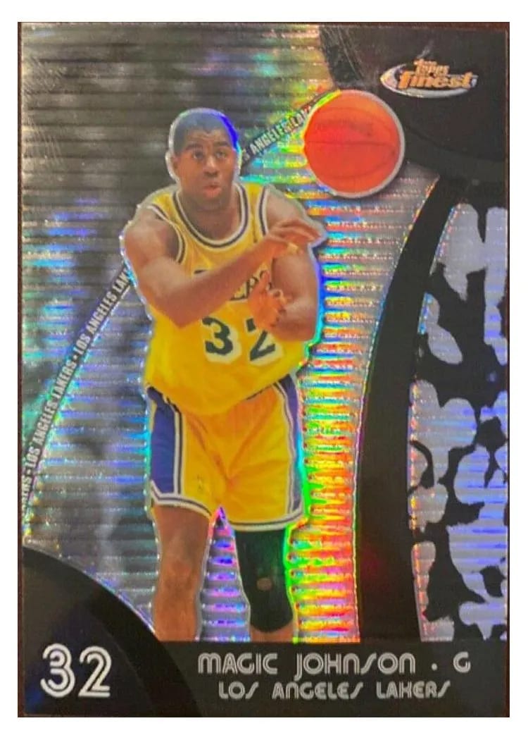 2007 Finest Magic Johnson #43 card