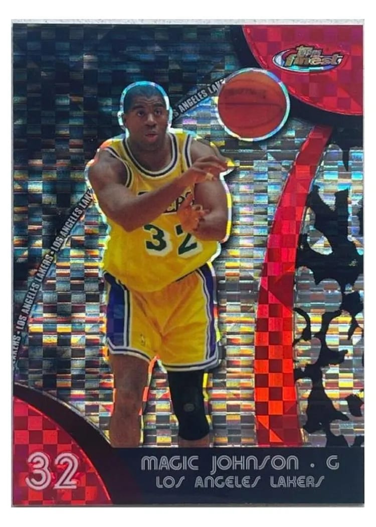 2007 Finest Magic Johnson #43 card