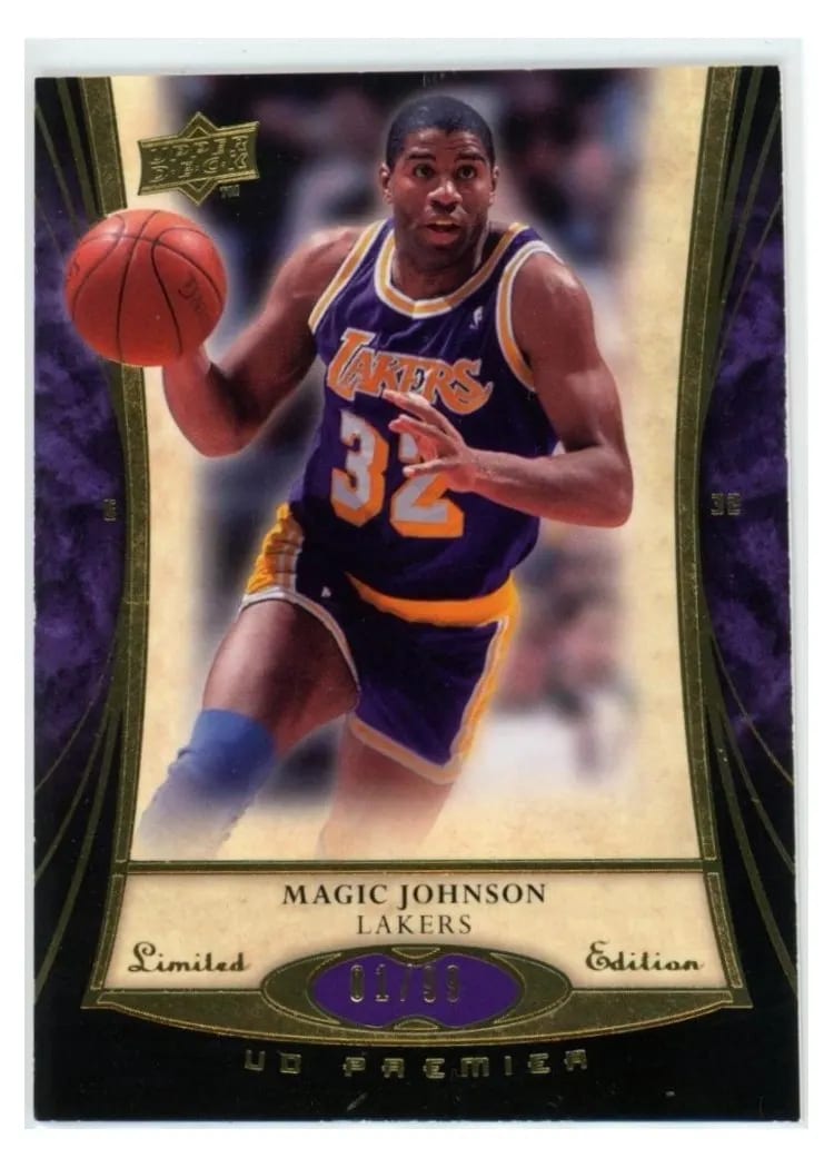 2007 Upper Deck Premier Magic Johnson #16 card