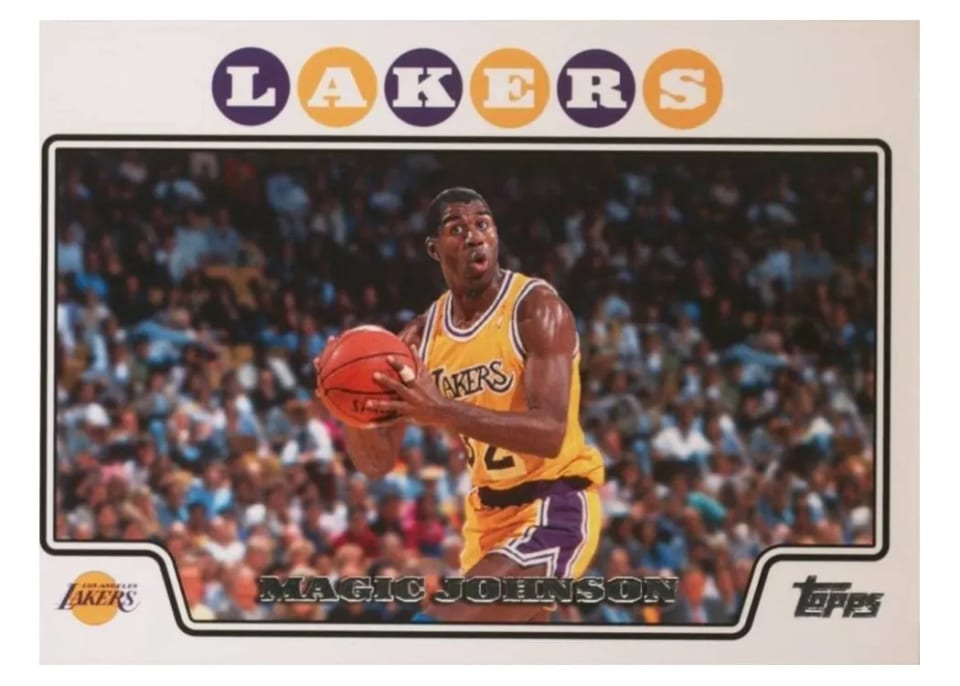 2008 Topps Magic Johnson #174 card