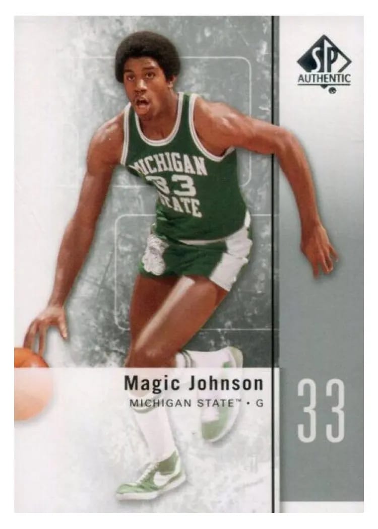 2011 SP Authentic Magic Johnson #10 card