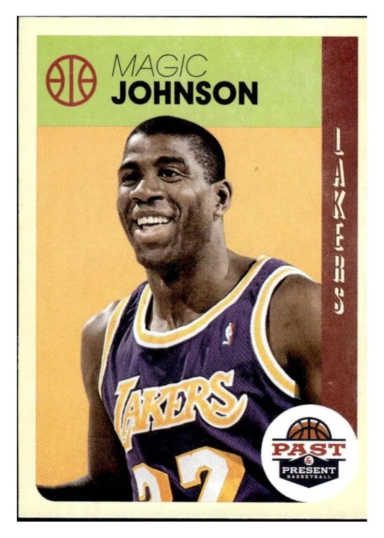 2012 Panini Past & Present Magic Johnson #26 card