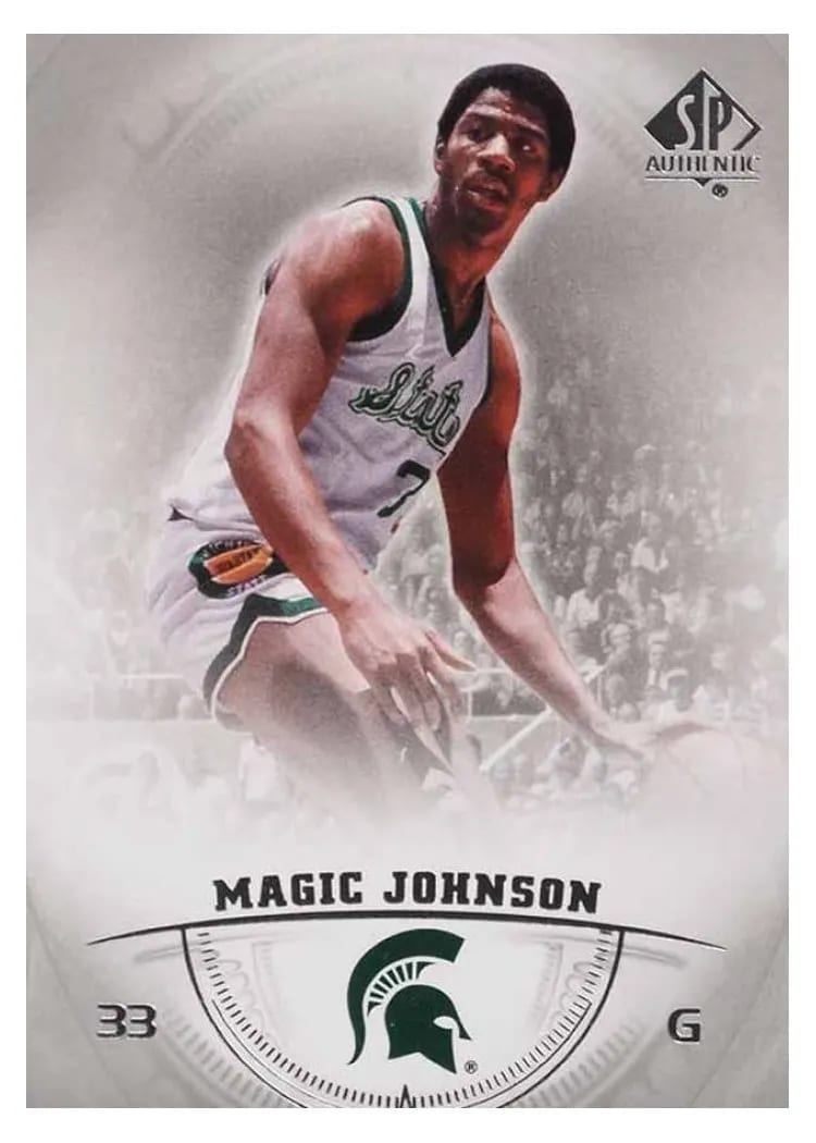 2013 SP Authentic Magic Johnson #11 card