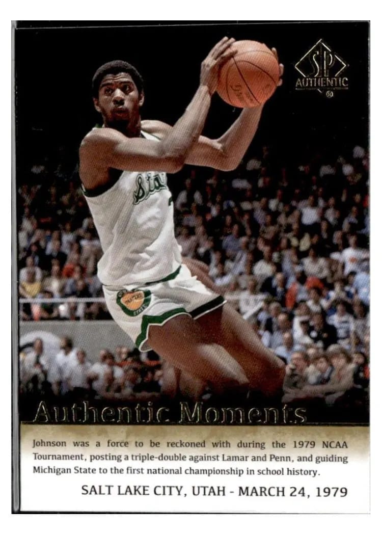 2014 SP Authentic Magic Johnson #67 card