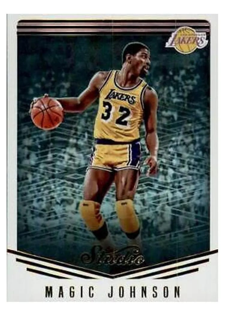 2016 Panini Studio Magic Johnson #51 card