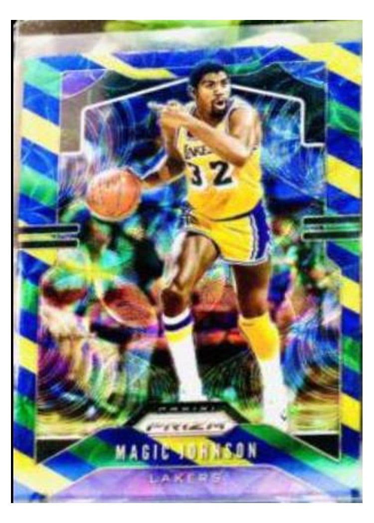 2019-20 Panini Prizm Base Set Magic Johnson #25 card