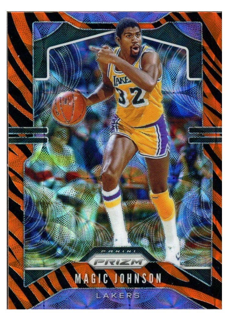 2019-20 Panini Prizm Base Set Magic Johnson #25 card