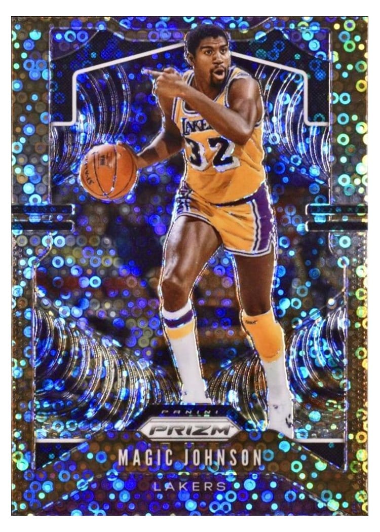 2019-20 Panini Prizm Base Set Magic Johnson #25 card
