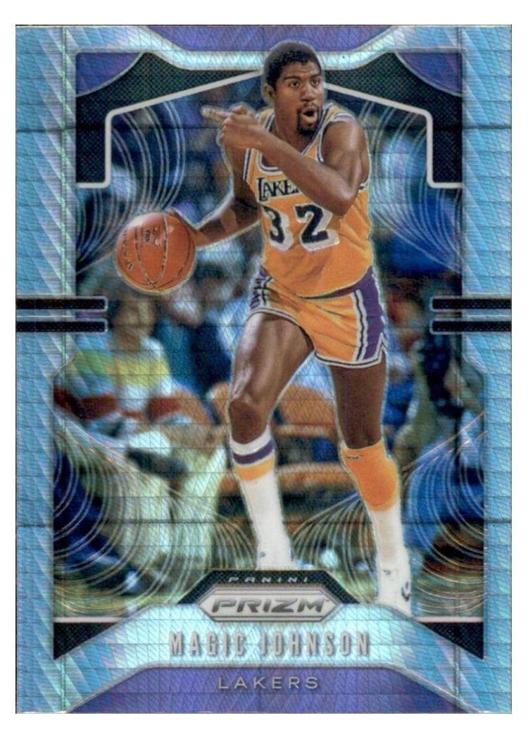 2019-20 Panini Prizm Base Set Magic Johnson #25 card