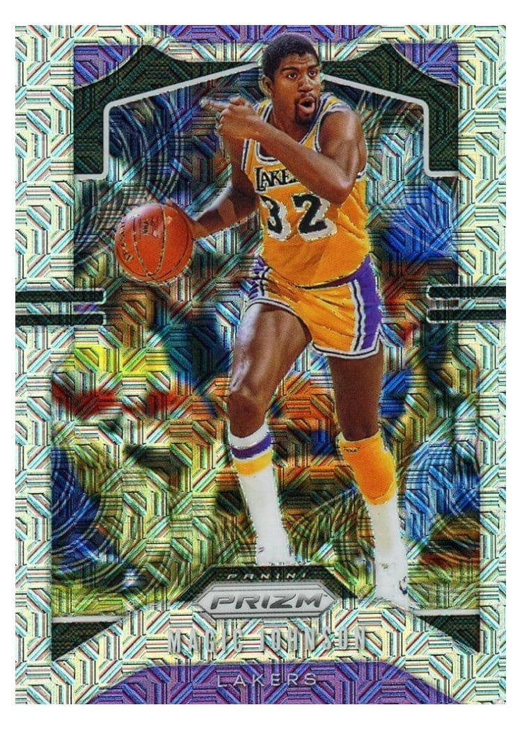 2019-20 Panini Prizm Base Set Magic Johnson #25 card