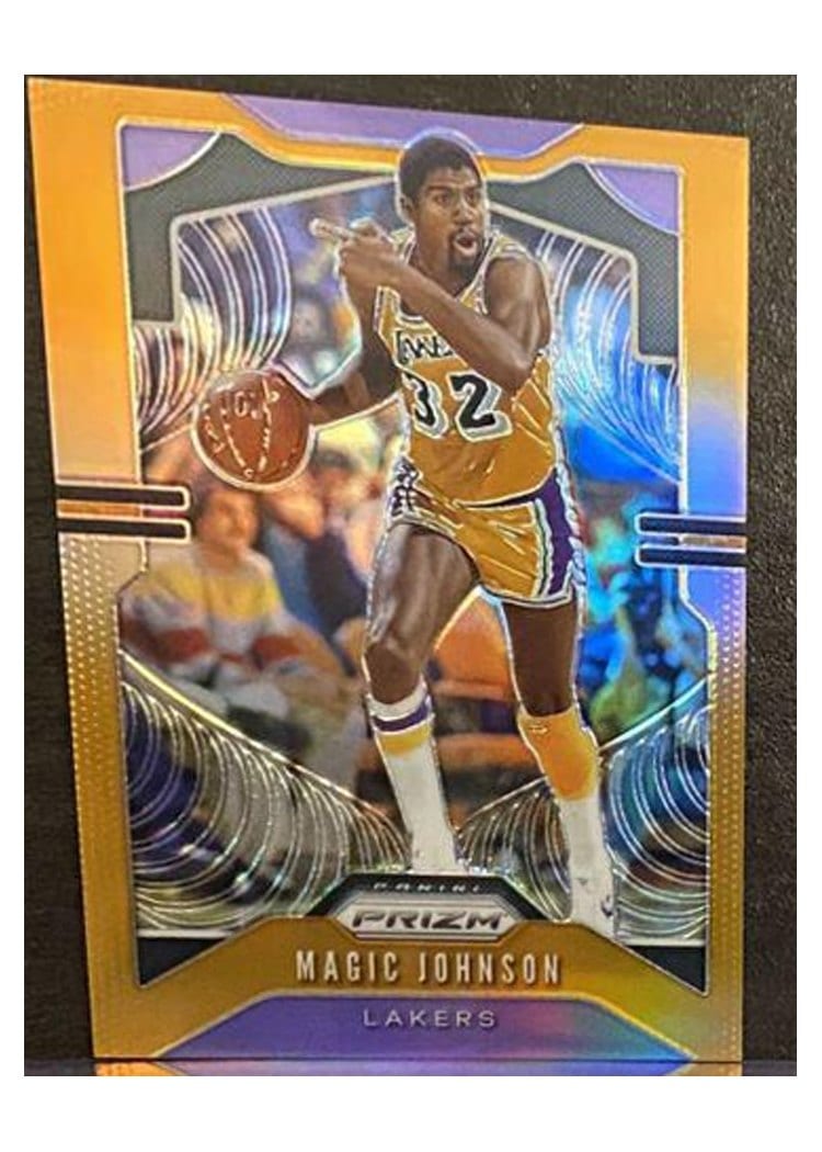 2019-20 Panini Prizm Base Set Magic Johnson #25 card