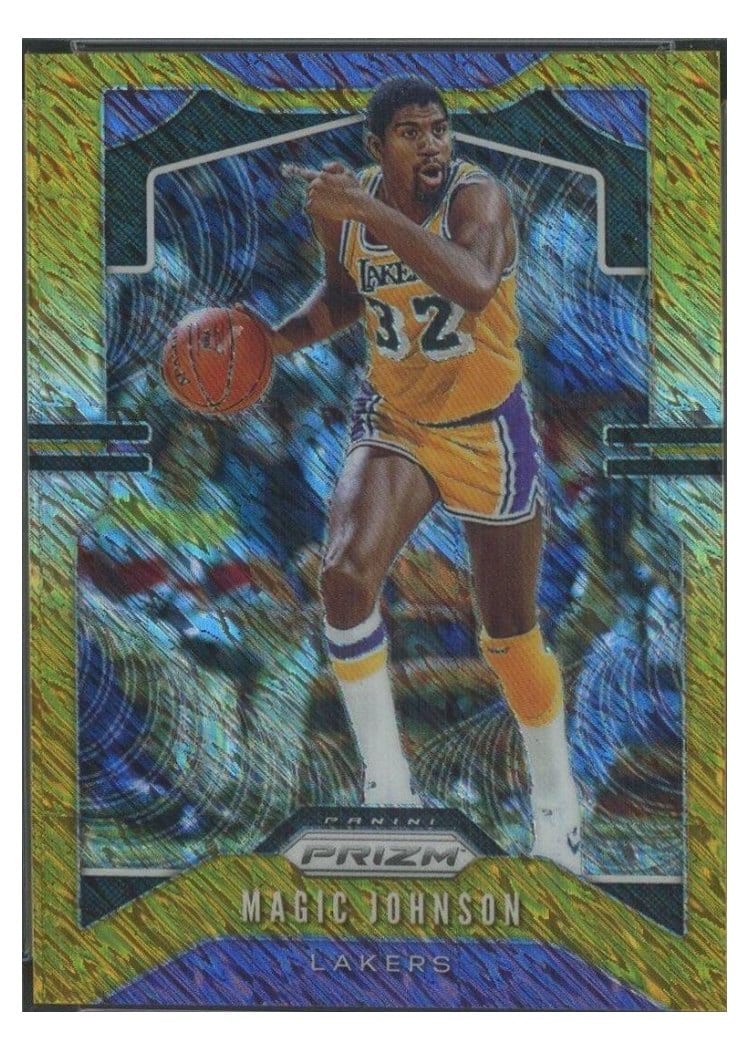 2019-20 Panini Prizm Base Set Magic Johnson #25 card