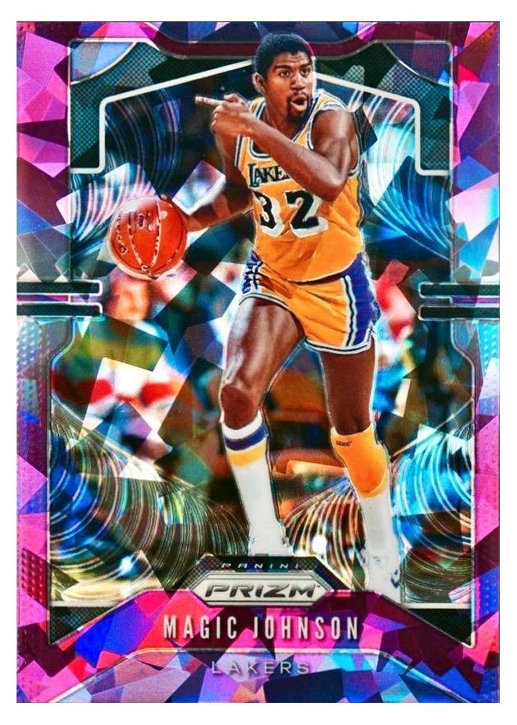 2019-20 Panini Prizm Base Set Magic Johnson #25 card