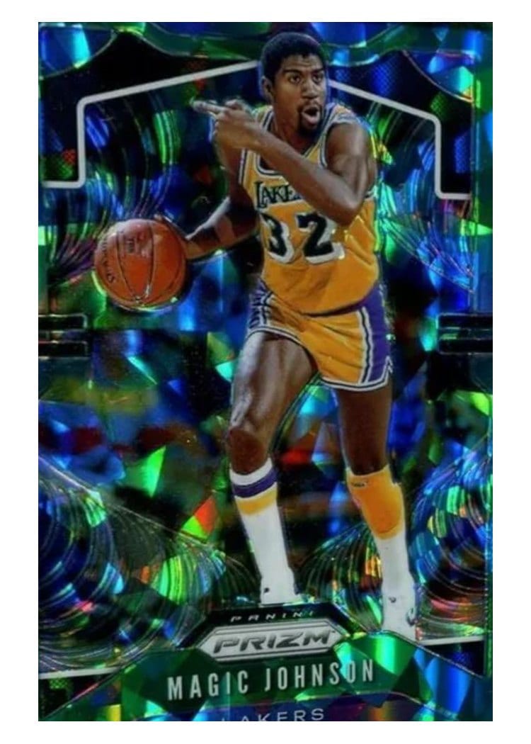 2019-20 Panini Prizm Base Set Magic Johnson #25 card