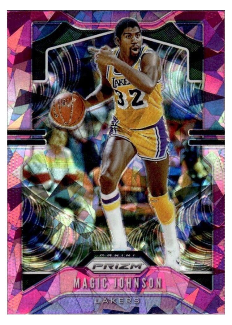 2019-20 Panini Prizm Base Set Magic Johnson #25 card