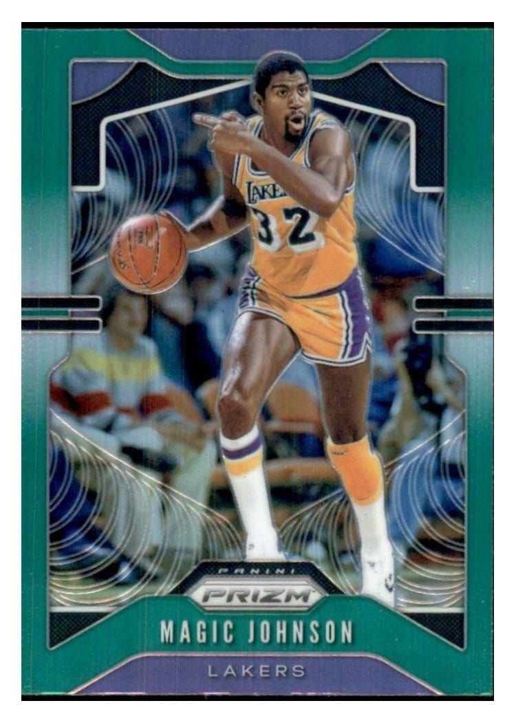 2019-20 Panini Prizm Base Set Magic Johnson #25 card