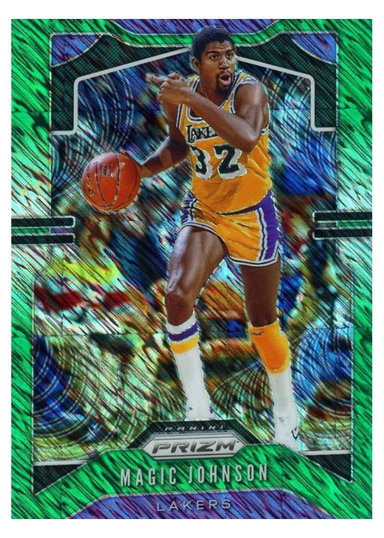 2019-20 Panini Prizm Base Set Magic Johnson #25 card