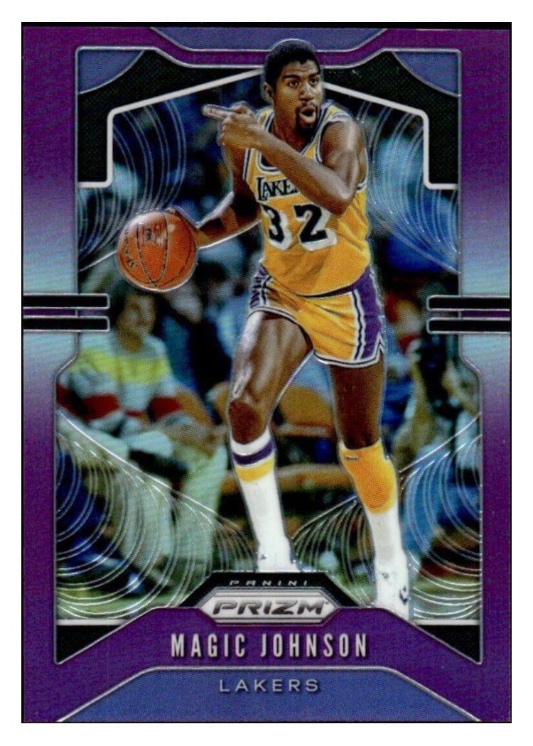 2019-20 Panini Prizm Base Set Magic Johnson #25 card