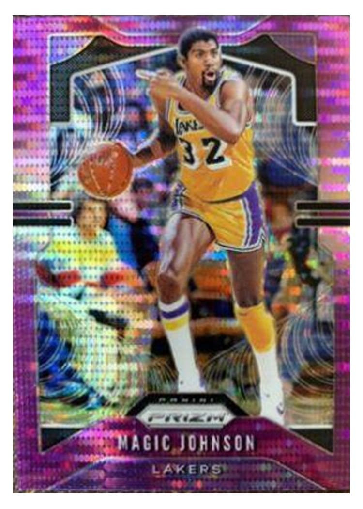 2019-20 Panini Prizm Base Set Magic Johnson #25 card