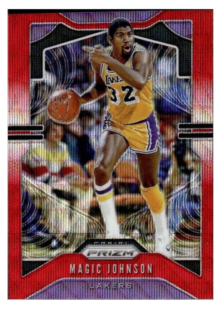2019-20 Panini Prizm Base Set Magic Johnson #25 card