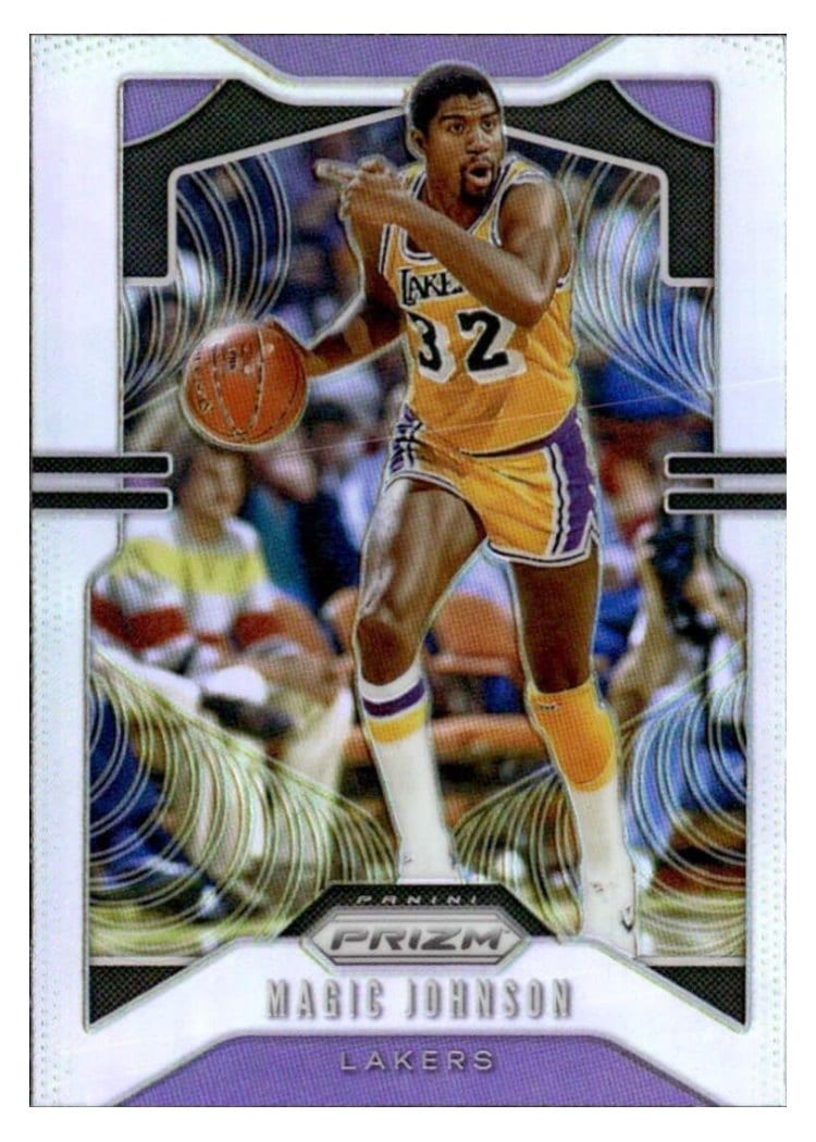 2019-20 Panini Prizm Base Set Magic Johnson #25 card