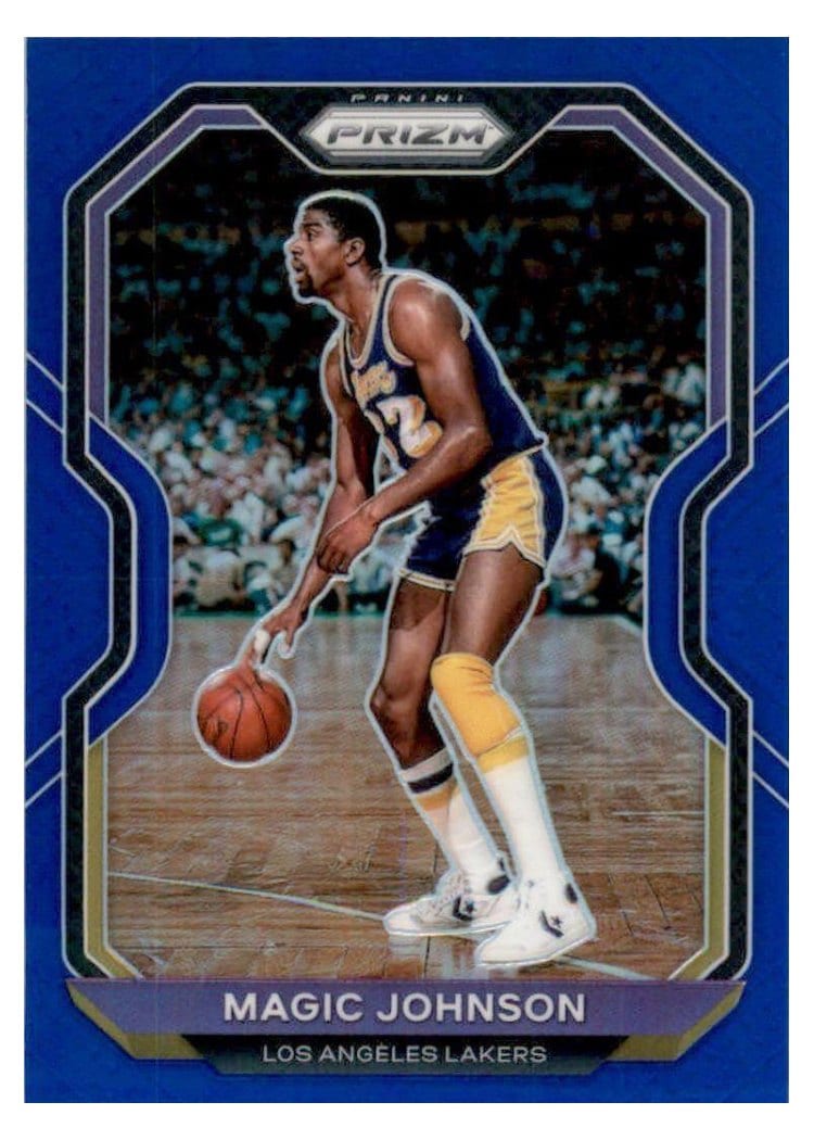 2020-21 Panini Prizm Base Set Magic Johnson #219 card