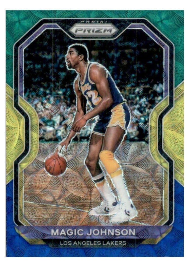 2020-21 Panini Prizm Base Set Magic Johnson #219 card