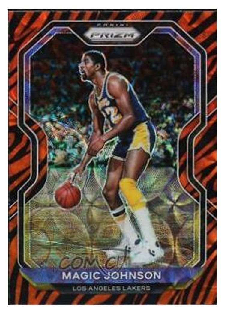 2020-21 Panini Prizm Base Set Magic Johnson #219 card