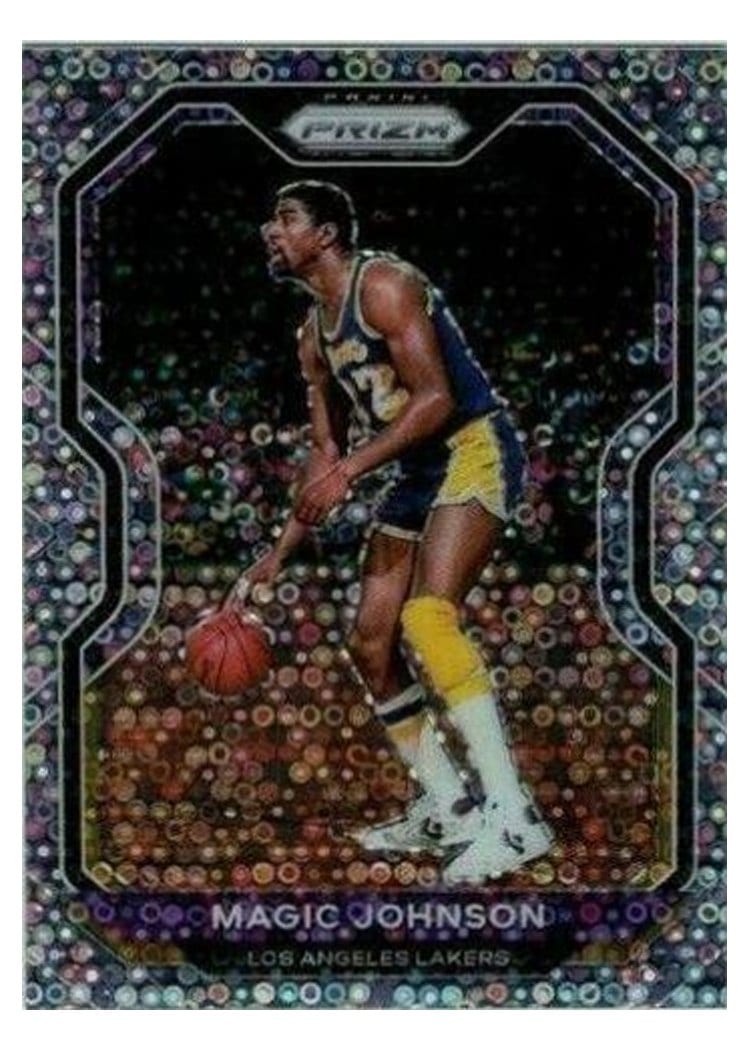 2020-21 Panini Prizm Base Set Magic Johnson #219 card