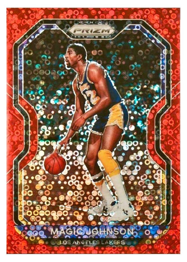 2020-21 Panini Prizm Base Set Magic Johnson #219 card