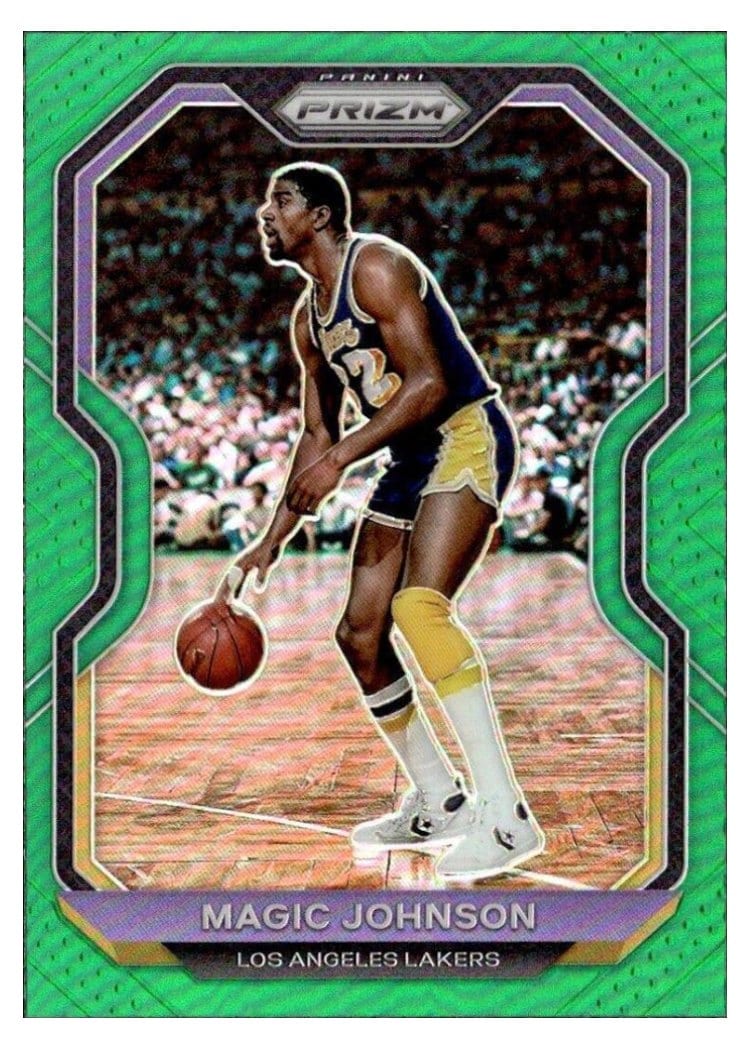 2020-21 Panini Prizm Base Set Magic Johnson #219 card