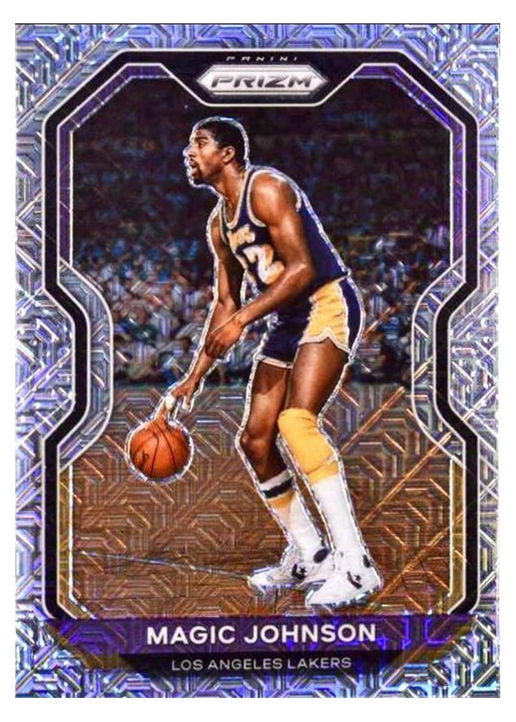 2020-21 Panini Prizm Base Set Magic Johnson #219 card