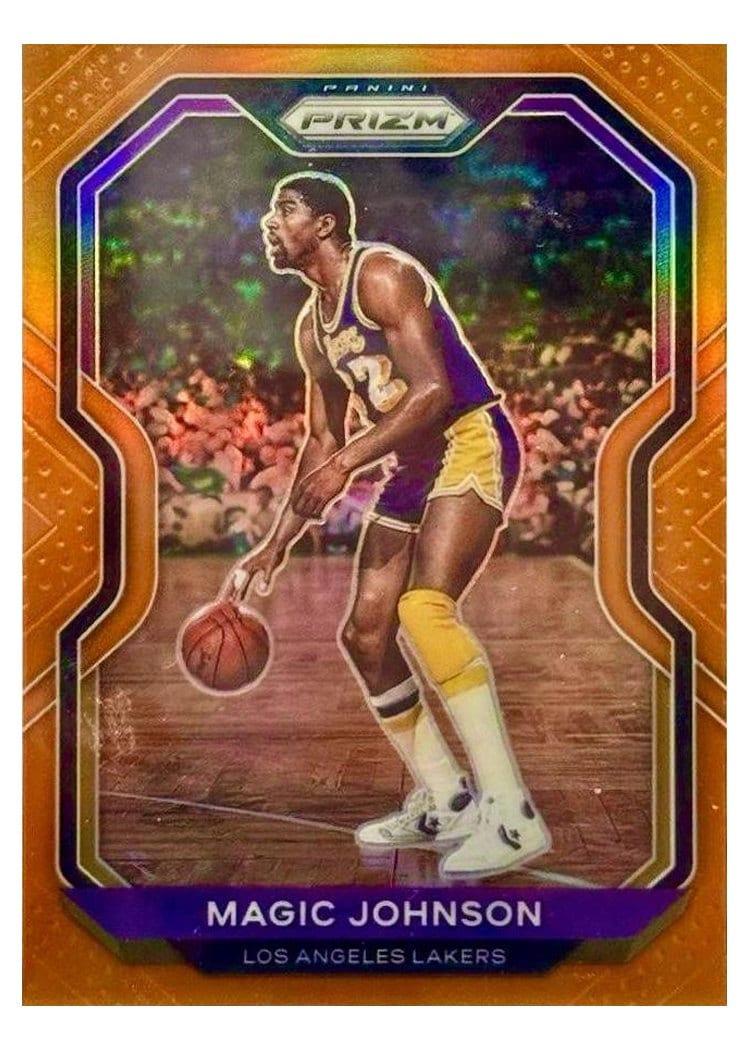 2020-21 Panini Prizm Base Set Magic Johnson #219 card