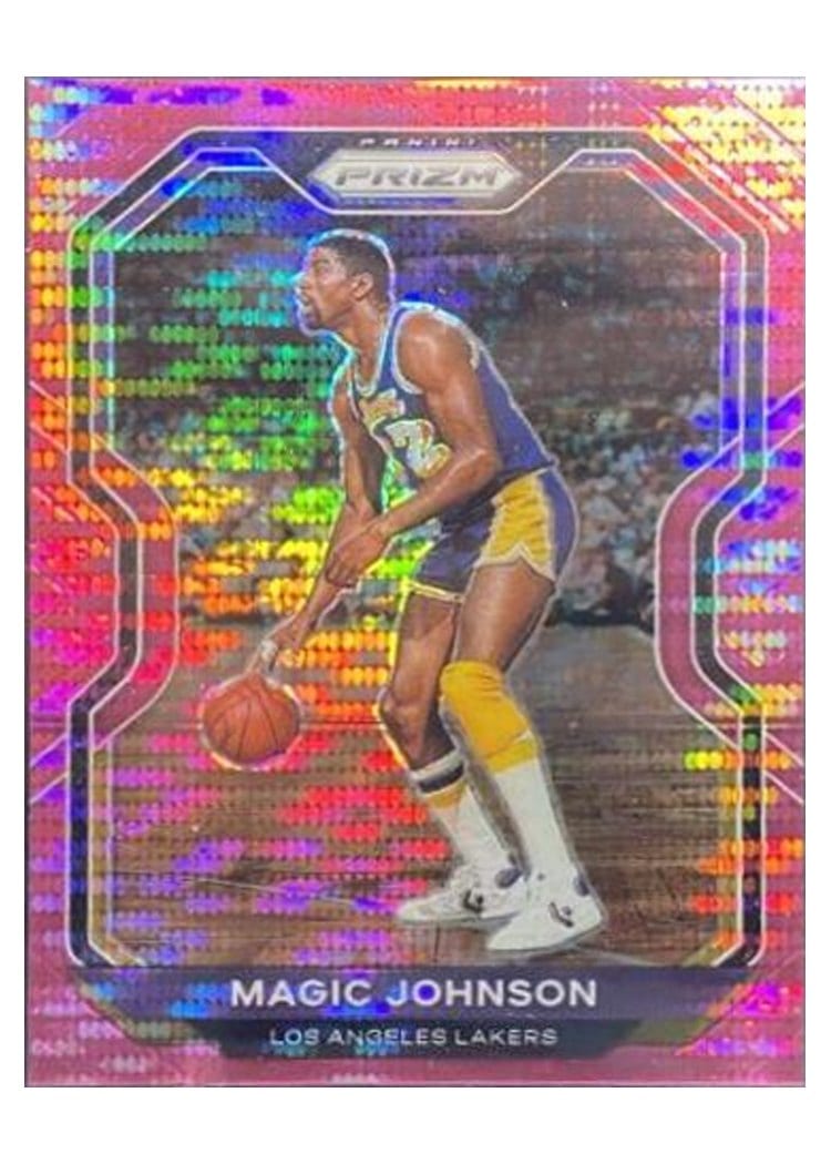 2020-21 Panini Prizm Base Set Magic Johnson #219 card