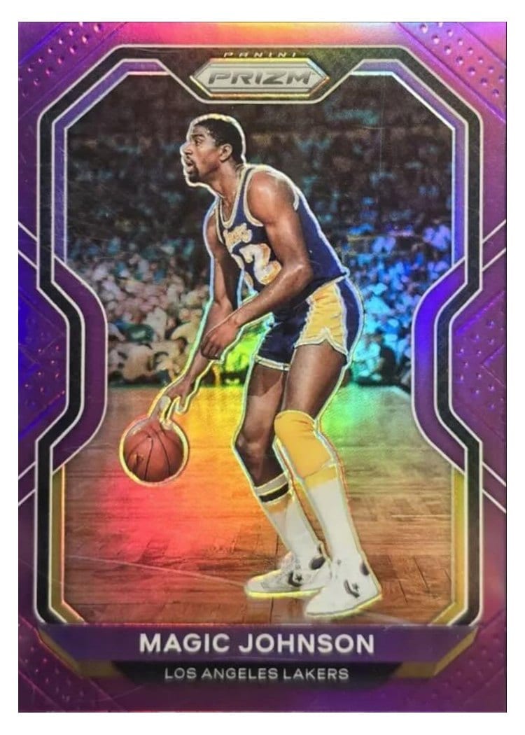 2020-21 Panini Prizm Base Set Magic Johnson #219 card
