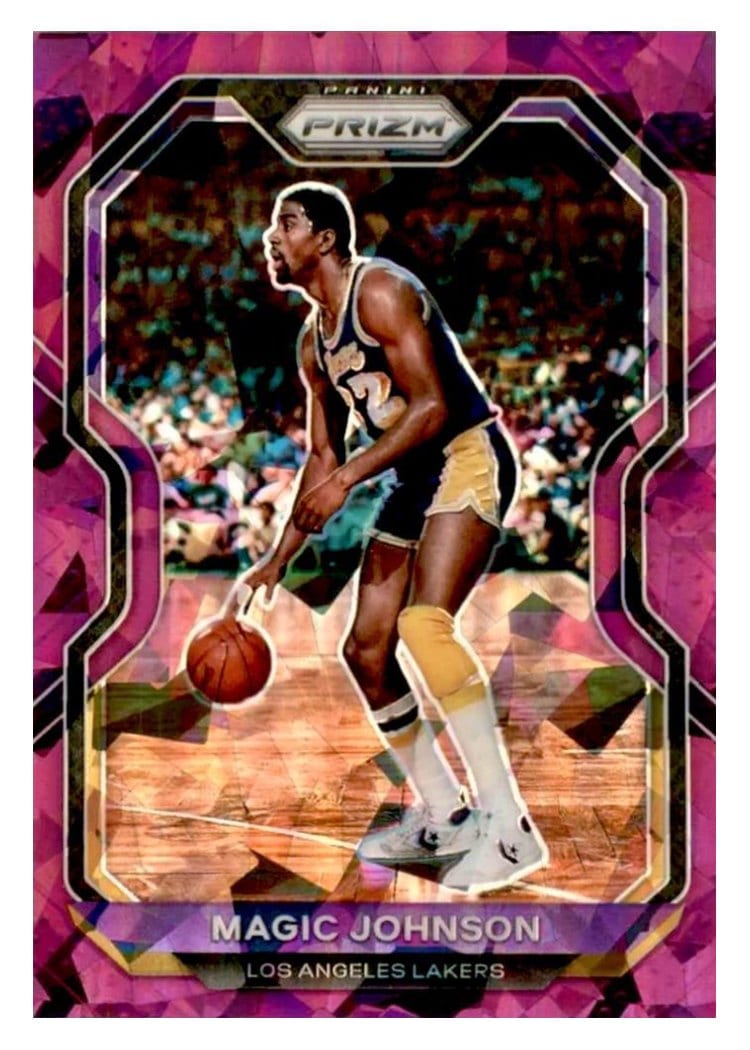2020-21 Panini Prizm Base Set Magic Johnson #219 card