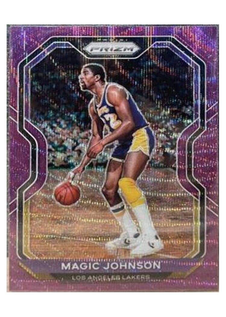 2020-21 Panini Prizm Base Set Magic Johnson #219 card