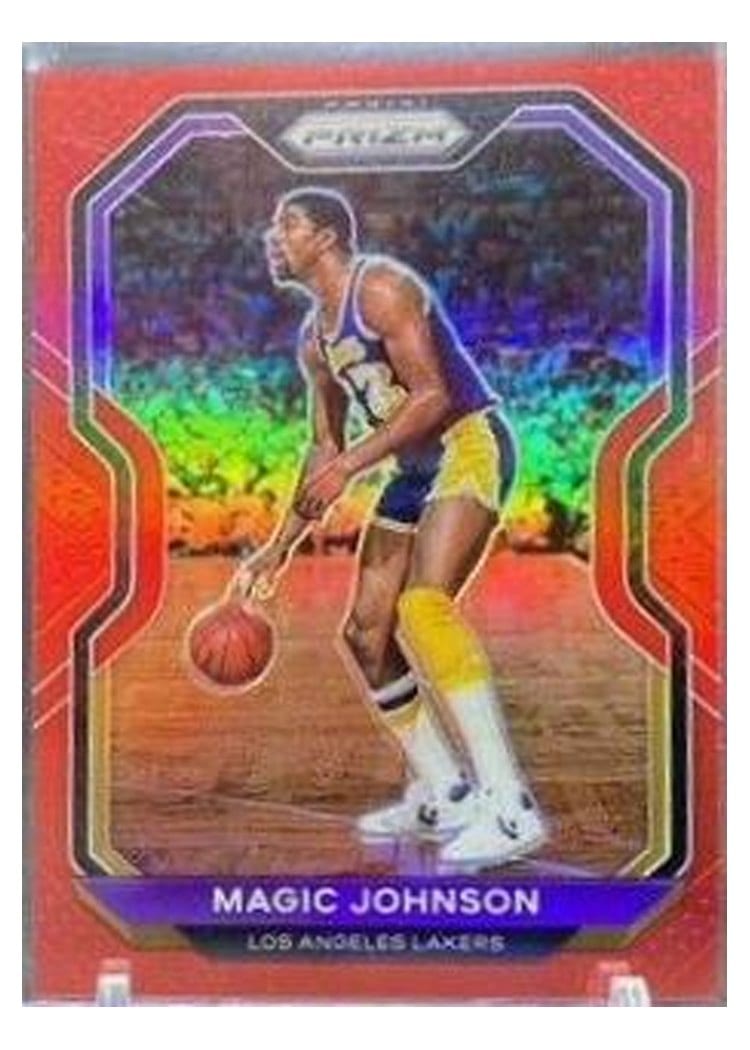 2020-21 Panini Prizm Base Set Magic Johnson #219 card