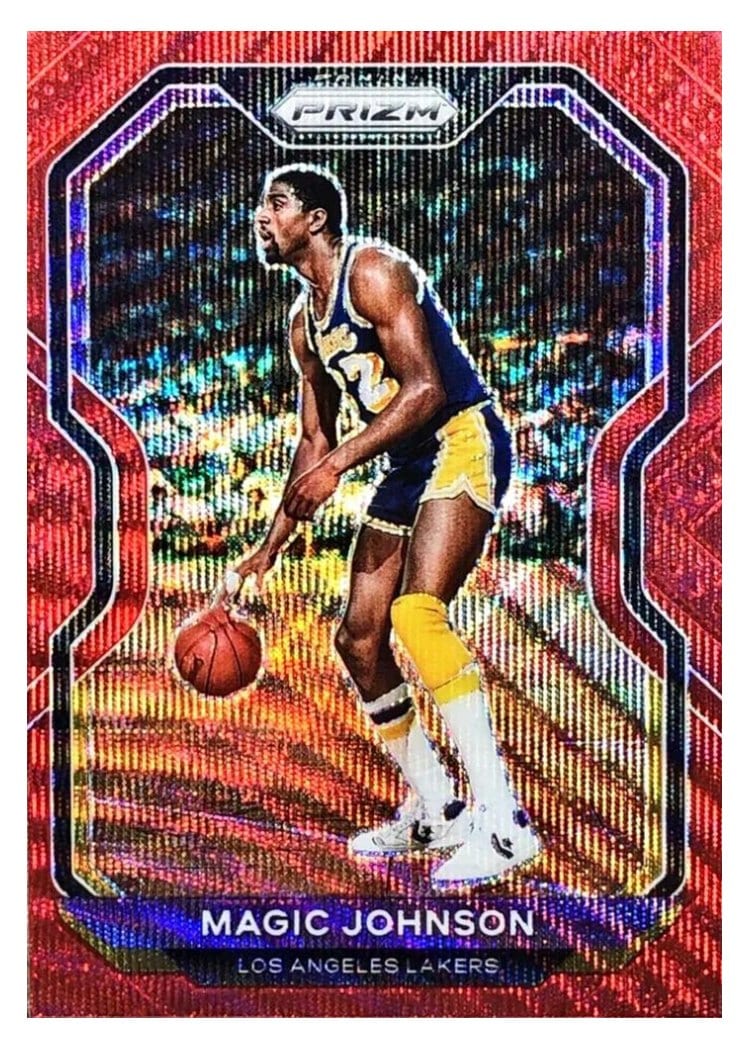 2020-21 Panini Prizm Base Set Magic Johnson #219 card