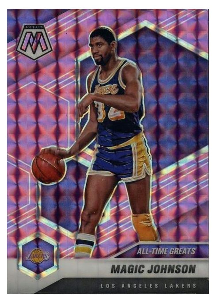 2020 Panini Mosaic Magic Johnson #288 card