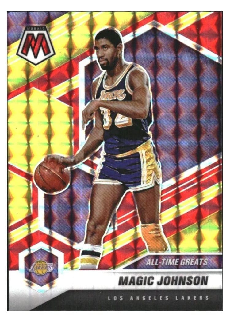 2020 Panini Mosaic Magic Johnson #288 card