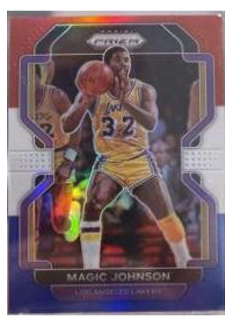 2021-22 Panini Prizm Base Set Magic Johnson #248 card